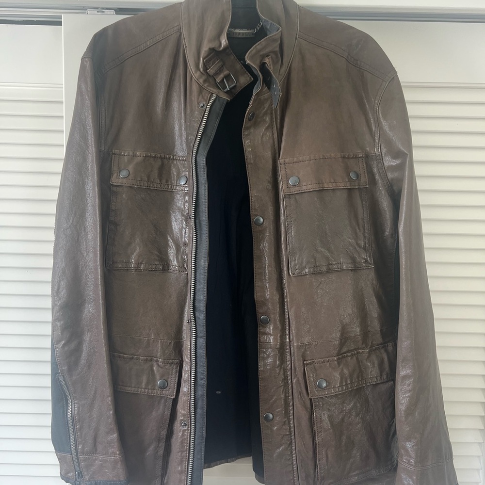 John Varvatos Leather Jacket